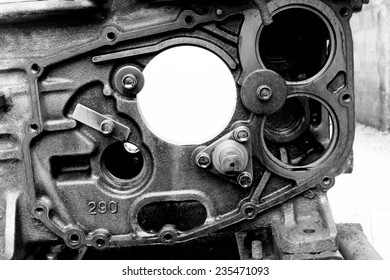open block of the old engine
