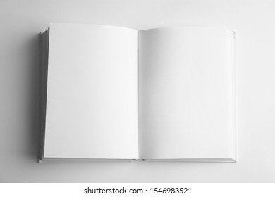 Open Book Blank Pages On White Stock Photo 1546983521 | Shutterstock