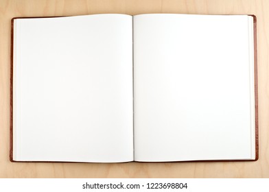 Old Open Book Blank Sheets Vector Stock Vector (Royalty Free) 116460586 ...