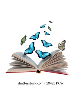 Open Book Butterflies Flying Stock Photo 104251976 | Shutterstock