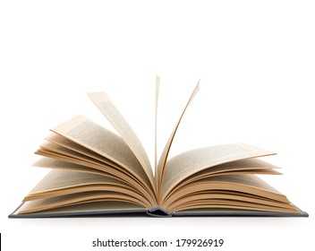 Open Book On White Background Stock Photo (Edit Now) 523462210