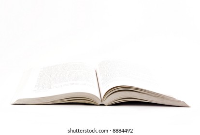 Open Book isolated on white