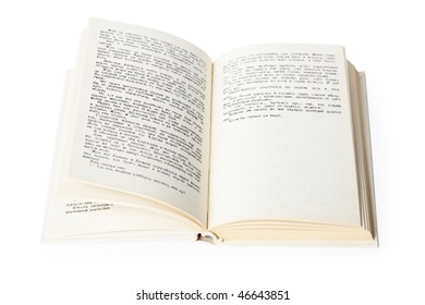 Open Book Lying On White Background Stock Photo 46643851 | Shutterstock