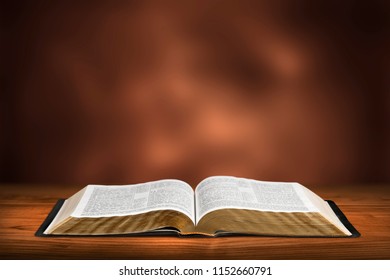 Light Illuminating Holy Bible Stock Photo (Edit Now) 1112245670