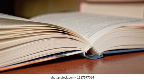open book on the table