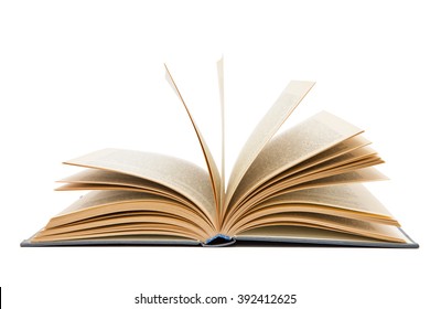 Open Book On White Background Stock Photo (Edit Now) 523462210