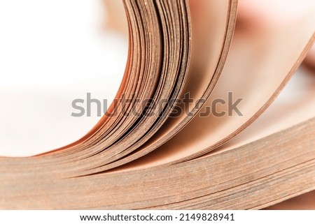 Open book with raised pages. The power of knowledge and wisdom. Place for your text.	