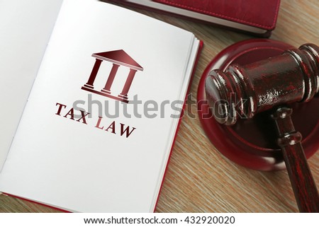 open book words tax law の写真素材 今すぐ編集 432920020