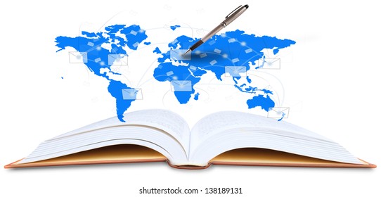 503 Open atlas book Images, Stock Photos & Vectors | Shutterstock