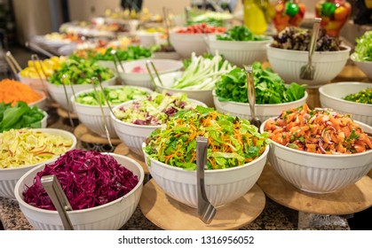 Open Buffet Salad Bar Stock Photo Edit Now