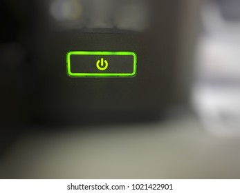 Open button, symbol