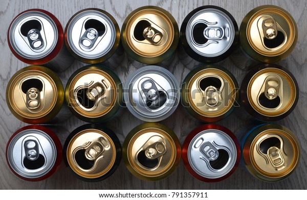 Open Cans Beer Top View Stock Photo 791357911 | Shutterstock