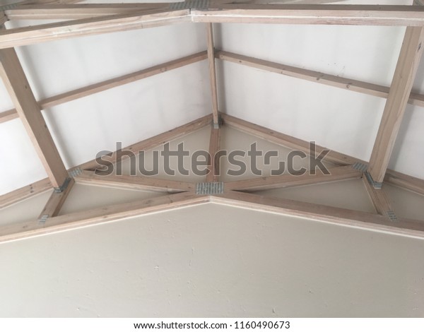 Open Ceiling White Washed Trusses Buildings Landmarks Interiors