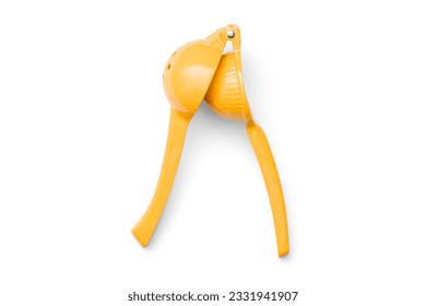 Open Citrus Squeezer Top Down Isolated on white background with shadow
