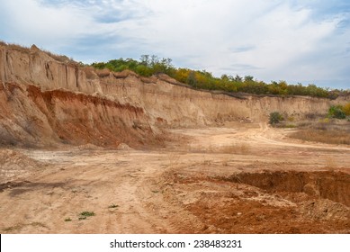 An Open Clay Pit In Central Ukraine