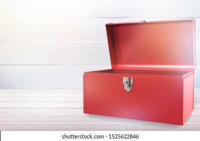 Open - Closed Red Toolbox