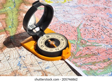 Open Compass On Maps Stock Photo 205746862 | Shutterstock