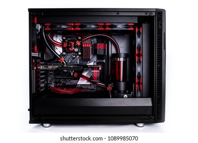 Open Computer Water Cooled Cooling System Stock Photo 1089985070 ...