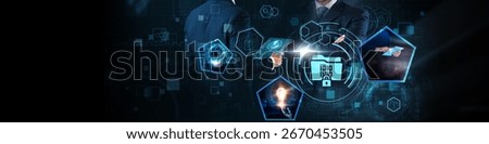 Open Data Concept: Transparency, accessibility, collaboration, innovation, sharing, analytics, and insights on global business network.