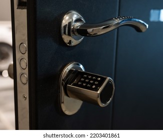 Open Door Apartment Combination Lock Keyless Stock Photo 2203401861 ...