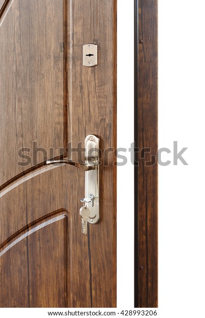 Open Door Handle Door Lock Keys Stock Photo Edit Now 428993206