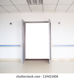 Open Door In A Hospital