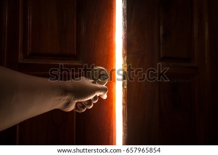 Similar – Image, Stock Photo ray of hope Shadow Light