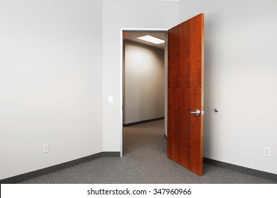 Open Door Of Office