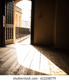 Open Doorway And Light Coming Through 