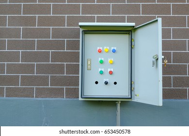 Open Electrical Control Cabinet, Box Control Electrical System.