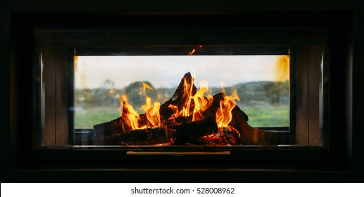 Home Cosy Fire Modern Images Stock Photos Vectors Shutterstock