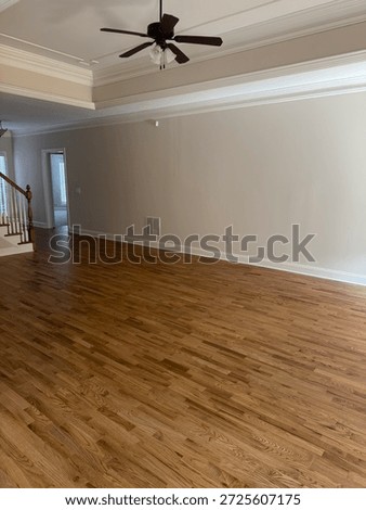 Open Floorplan Empty Room Inside Home