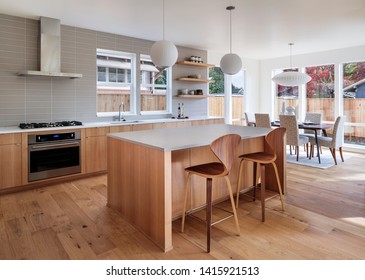 Open Kitchen Concept In A Nice Modern Home. Portland, Oregon
