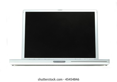 Open Lap Top Showing Screen