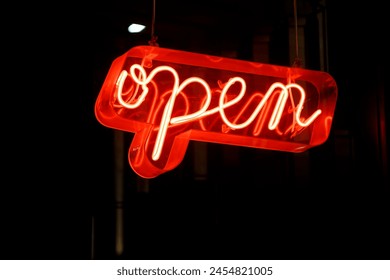 Open neon sign in Buenos Aires - Powered by Shutterstock