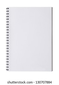 Open Notebook Isolated On White