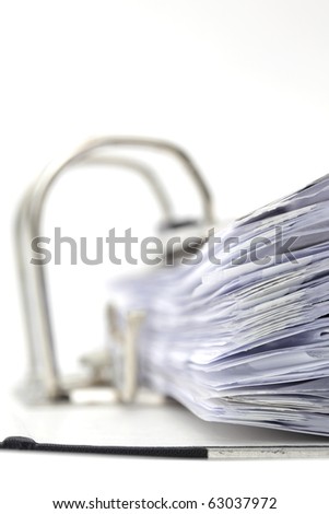 Open office ring binder - document management