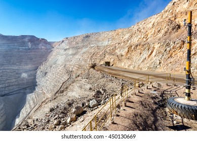 Open Pit Copper Mine Of Chuquicamata, Chile