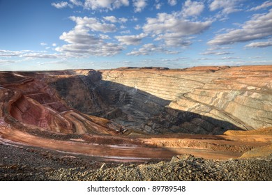 Open Pit Gold Mine In Kalgorlie, Western Australia