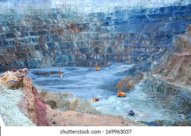 Open Pit Gold Mine In Rosia Montana, Romania