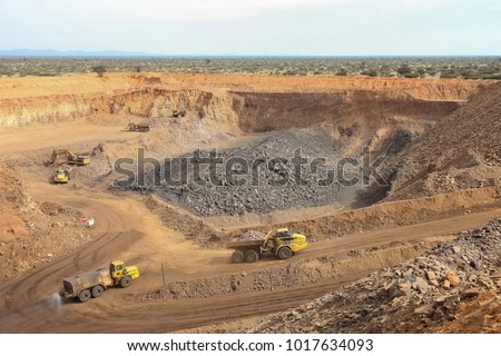 Open pit Manganese Mining and processing

