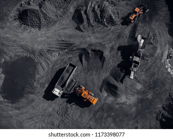 Open Pit Mine Coal Loading Trucks Stock Photo 1444140776 | Shutterstock