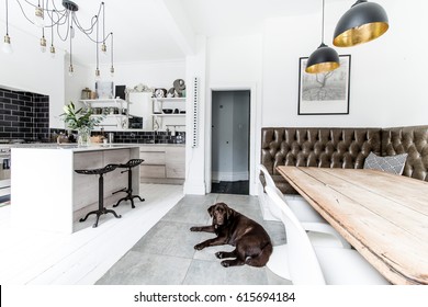 Open Plan Living - A Modern Designer Kitchen Dining Area