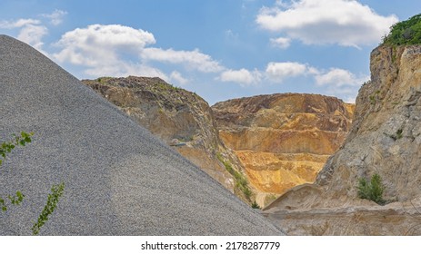 Open Quarry Mining Location Rocky Hill Side