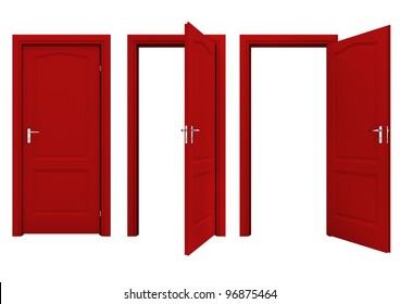 Open Red Door