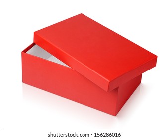 red shoe boxes