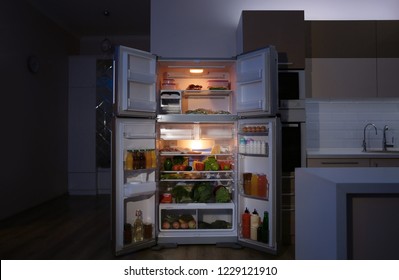 Fridge Door Open Stock Photos Images Photography