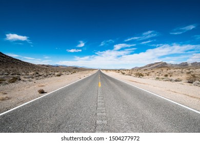 Open Road In The Desert