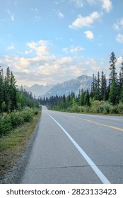 The Open Road – Icefields Parkway Between Banff and Jasper, Alberta