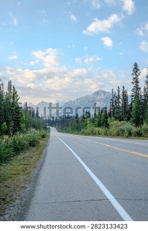 The Open Road – Icefields Parkway Between Banff and Jasper, Alberta